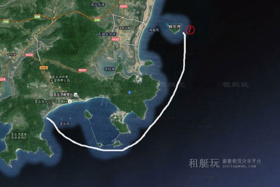 三亞旅游游艇租賃 亞龍灣游艇會-蜈支洲島航線 三亞旅游游艇租賃 亞龍灣游艇會-蜈支洲島航線